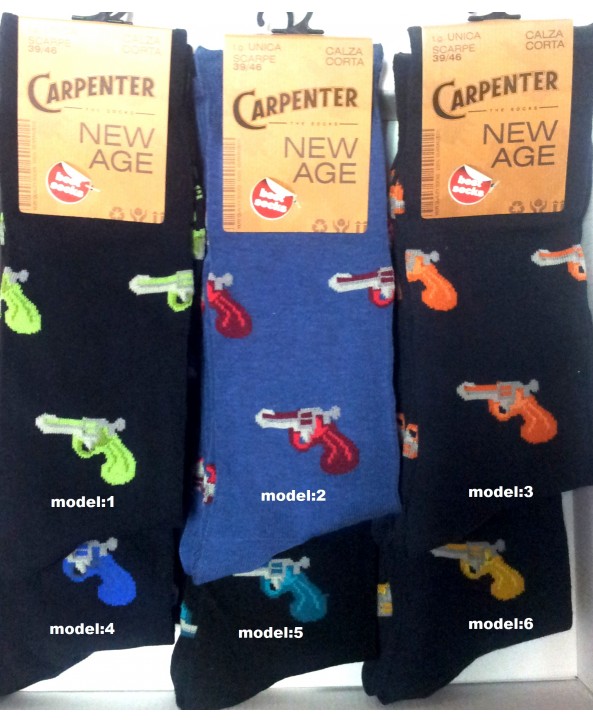 Carpenter NEW AGE мъжки чорапи с пистолети